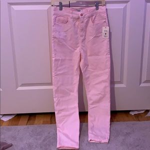 NOT WORN forever 21 pink jeans size 27
